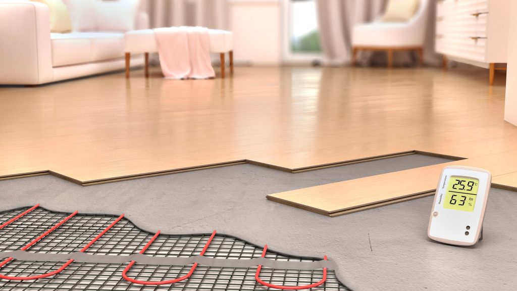 underfloor heating and floor warming system